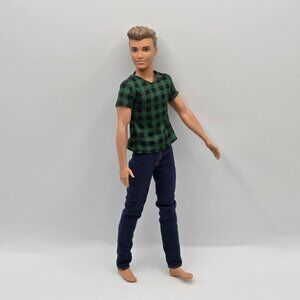 Ken Fashionistas Doll 4 Checked Style Barbie Doll